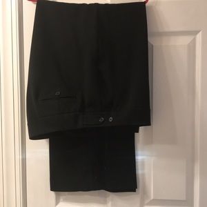 Anne Klein Black Wide Legged Trousers